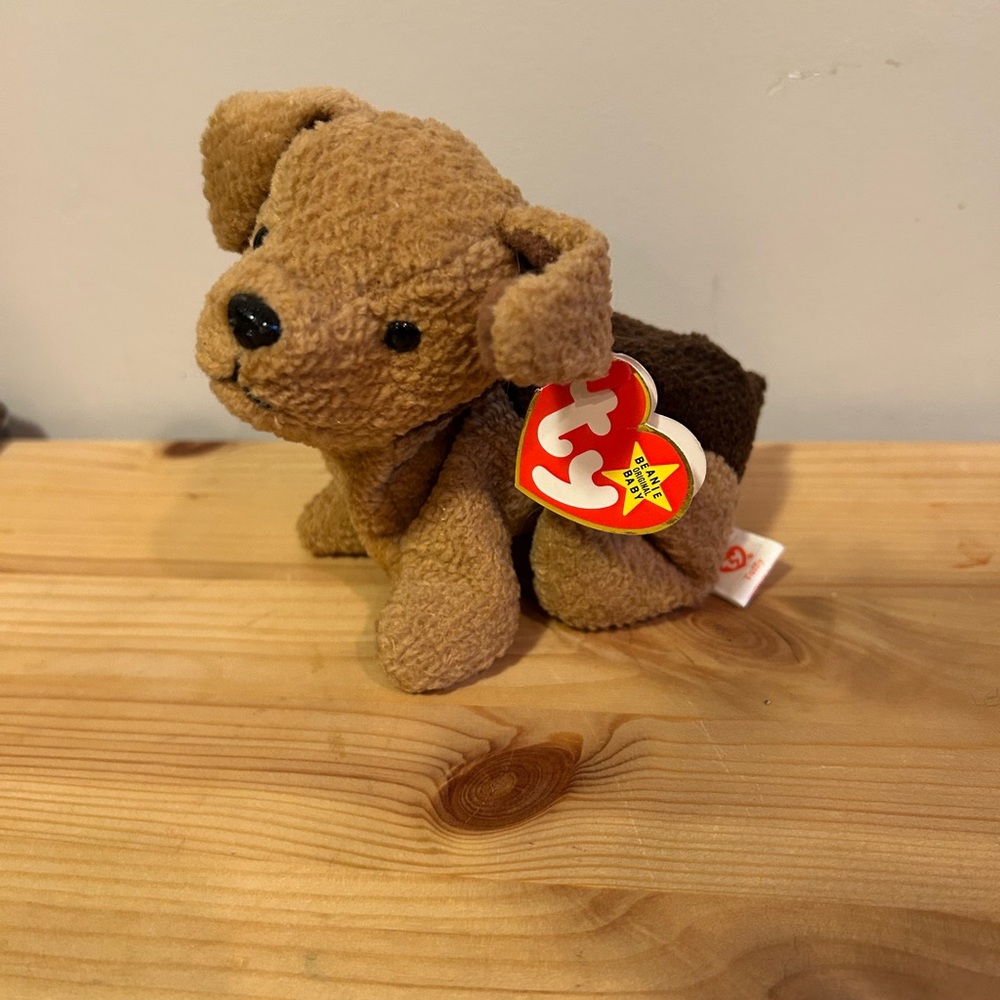 TY Beanie Babies Tuffy Dog 1996 PVC Pellets